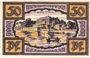 Német Birodalom/Weimari Köztársaság/ Merseburg 1921. 5Pf + 10Pf + 20Pf + 25Pf + 50Pf(6x) összesen 10...