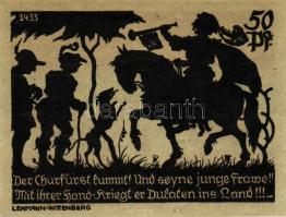 Német Birodalom/Weimari Köztársaság/ Schmiedeberg 1921. 50Pf(6x) 6klf db, teljes sor T:I