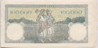 Románia 1946.05.28. 100.000L T:III
Romania 28.05.1946. 100.000 Lei C:F