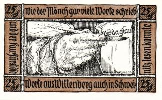 Német Birodalom/Weimari Köztársaság/ Schweinitz 1921. 10Pf + 20Pf + 25Pf + 50Pf(2x) összesen 5klf db...