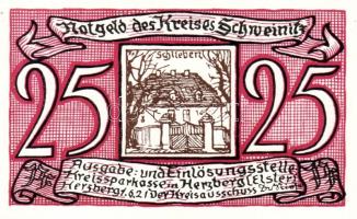 Német Birodalom/Weimari Köztársaság/ Schweinitz 1921. 10Pf + 20Pf + 25Pf + 50Pf(2x) összesen 5klf db...