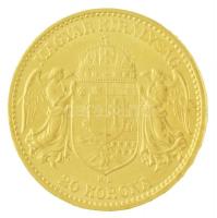 1914KB 20K Au "Ferenc József" Körmöcbánya (6,79g/0.900) T:1,1- / Hungary 1914KB 20 Korona ...