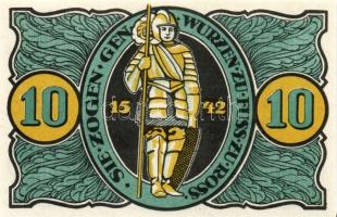 Német Birodalom/Weimari Köztársaság/ Torgau 1921. 5Pf + 10Pf + 25Pf + 50Pf 4klf db, teljes sor T:I