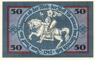 Német Birodalom/Weimari Köztársaság/ Torgau 1921. 5Pf + 10Pf + 25Pf + 50Pf 4klf db, teljes sor T:I