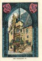 Német Birodalom/Weimari Köztársaság/ Neustadt 1921. 10Pf + 25Pf + 50Pf + 75Pf 4klf db, teljes sor T:...