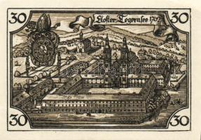 Német Birodalom/Weimari Köztársaság/ Tegernsee 1921. 10Pf + 20Pf + 30Pf + 40Pf 4klf db, teljes sor T...