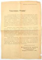 cca 1900 Knoppp és Steiner czímtáblagyár, Felsenfeld Ignác vésőintézet képes reklám nyomtatvány