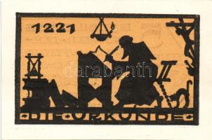 Német Birodalom/Weimari Köztársaság/ Ansbach 1921. 25Pf(7x) + 75Pf(7x) összesen 14klf db, teljes sor...