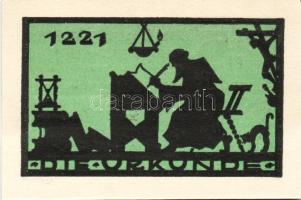 Német Birodalom/Weimari Köztársaság/ Ansbach 1921. 25Pf(7x) + 75Pf(7x) összesen 14klf db, teljes sor...