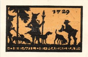 Német Birodalom/Weimari Köztársaság/ Ansbach 1921. 25Pf(7x) + 75Pf(7x) összesen 14klf db, teljes sor...