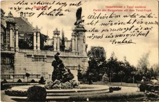 1910 Budapest I. Várkert a Turul madárral (EK)