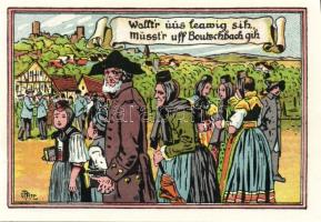 Német Birodalom/Weimari Köztársaság/ Butzbach 1921. 25Pf + 50Pf(7x) összesen 8klf db, teljes sor T:I