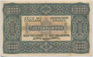 1923. 10.000K "80 Fillér - Nyolcvan fillér" felülnyomással, nyomdahely jelölés nélkül T:II...