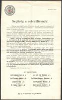 1913 Magyar Vöröskereszt gyűjtőív a balkáni háború sérültjeinek javára.