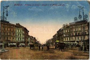 1920 Budapest VI. Andrássy úti körönd, Remington, Általános reklám vállalat, Zeneakadémia, Altenburger János üzlete (EB)