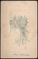 cca 1900-1920 Zanner Etelka (Etus), 3 db keményhátú fotó, 16,5×10,5 cm