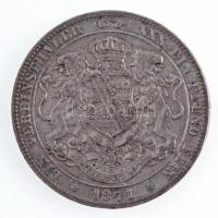 Német Államok / Szászország-Albertine 1871B Tallér Ag "Johann" Drezda (18,45g) T:2,2- apró...