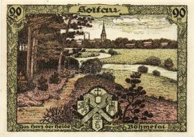 Német Birodalom/Weimari Köztársaság/ Soltau D.N. 50Pf + 60Pf + 70Pf + 80Pf + 90Pf + 100Pf 6klf db, t...