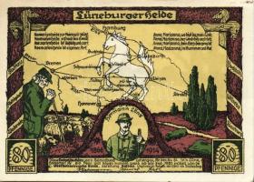 Német Birodalom/Weimari Köztársaság/ Soltau D.N. 50Pf + 60Pf + 70Pf + 80Pf + 90Pf + 100Pf 6klf db, t...