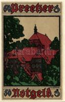 Német Birodalom/Weimari Köztársaság/ Preetz 1921. 50Pf(6x) 6klf db, teljes sor T:I