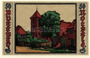 Német Birodalom/Weimari Köztársaság/ Preetz 1921. 50Pf(6x) 6klf db, teljes sor T:I