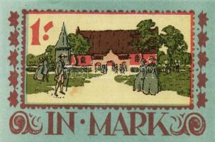 Német Birodalom/Weimari Köztársaság/ Langenhorn 1921. 50Pf + 75Pf + 1M 3klf db, teljes sor T:I