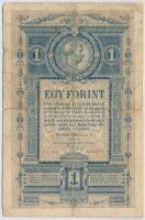 1882. 1Ft / 1G T:IV szakadás Hungary 1882. 1 Forint / 1 Gulden C:G tear Adamo G125