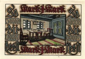 Német Birodalom/Weimari Köztársaság/ Norddorf 1921. 25Pf + 50Pf + 75Pf + 1M 4klf db, teljes sor T:I