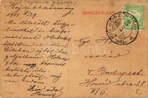 1911 Hajdúböszörmény, megyeház, piac, Részvénytársulat takarékpénztár, Mezőgazdasági egyesület, Szab...