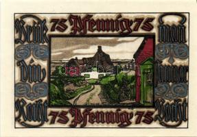 Német Birodalom/Weimari Köztársaság/ Norddorf 1921. 25Pf + 50Pf + 75Pf + 1M 4klf db, teljes sor T:I