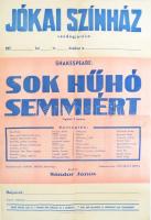 cca 1920 Mauthner reklám plakát 52x80 cm Molyrágta. + színházi plakát 52x74 cm