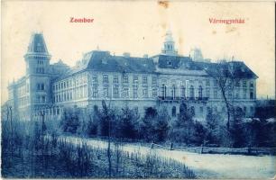 1906 Zombor, Sombor; Vármegyeház. Kaufmann Emil kiadása / county hall