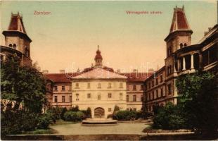 1913 Zombor, Sombor; Vármegyeház udvara. Schön kiadása / court yard of the county hall