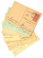 cca 1943 Olasz Sámuel hódmezővásárhelyi cipész forntról írt levelei és neki írt levelek 5 db