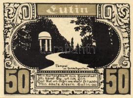 Német Birodalom/Weimari Köztársaság/ Plön D.N. 50Pf(5x) 5klf db, teljes sor T:I