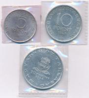 1948. 5Ft Ag "Petőfi" + 10Ft Ag "Széchenyi" + 20Ft Ag "Táncsics" &quot...