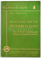 1955 Anleitung für die Feuerbeschau. 52p Tűzoltókönyv