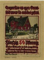 Német Birodalom/Weimari Köztársaság/ Pries D.N. 25Pf + 50Pf + 1M + 2M 4klf db, teljes sor T:I,I-