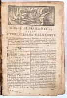 Szent Biblia, az-az Istennek ó és új testamentomában foglaltatott egész Szent Írás. Magyar nyelvre f...