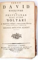 Szent Biblia, az-az Istennek ó és új testamentomában foglaltatott egész Szent Írás. Magyar nyelvre f...