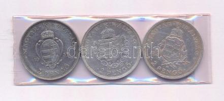 1935. 2P Ag "Pázmány" + 1935 2P Ag "Rákóczi" + 1936. 2P Ag "Liszt Ferenc&qu...