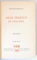Eötvös Károly munkái 4 kötet. BP., 1906. Révai. Aranyozott egészvászon sorozatkötésben