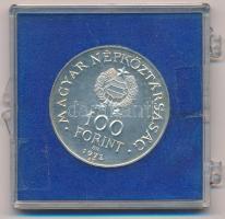 1972. 100Ft Ag "Budapest" műanyag tokban T:BU Adamo EM40