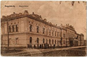 1917 Nagykároly, Carei; megyeháza / county hall (EK)