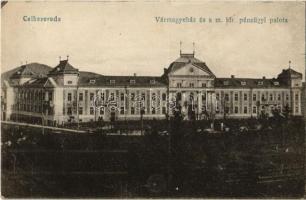 Csíkszereda, Miercurea Ciuc; Vármegyeház, M. kir. pénzügyi palota / county hall, financial palace (EK)