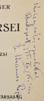 Erich Kästner: A ma versei. A fordító, E. KRamer Rózsi dedikálásával. Bp., én. Magyar Goethe társasá...