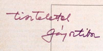 Vegyes művészeti katalógus és meghívó tétel, közte aláírtakkal, 6 db: 1973 6 Ungarische Konstruktivi...