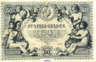 1880. 100Ft + 1890. 1000Ft + 1894. 50Ft + 1923. 1000.000K 80P fny-sal bankjegyek replikátjai