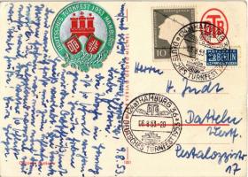 1953 Hamburg, Deutsches Turnfest / Gymnastics Festival, sport event + So. Stpl (EK)