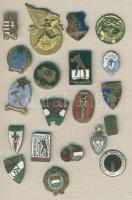 20db magyar és külföldi szakszervezeti, propaganda, sport stb. kitűző, mindegyik tű nélkül!